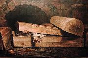 Antoine Wiertz The Premature Burial painting